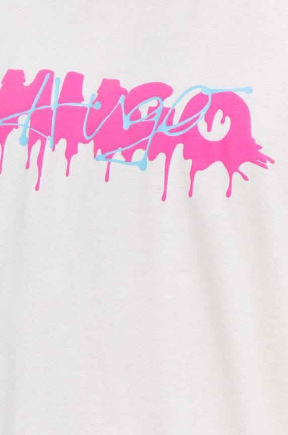 HUGO tricou din bumbac 50515282 bej