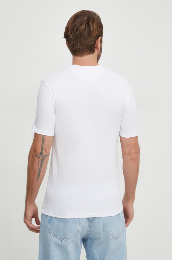 Odzież United Colors of Benetton t-shirt 3M1PU102W biały