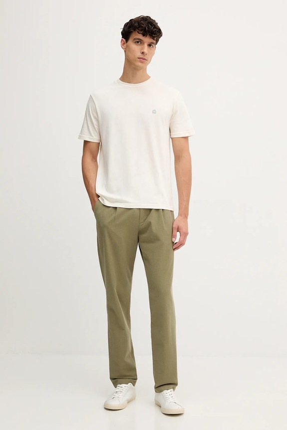 Bavlnené tričko United Colors of Benetton 3MI5J1AF7 béžová SS26