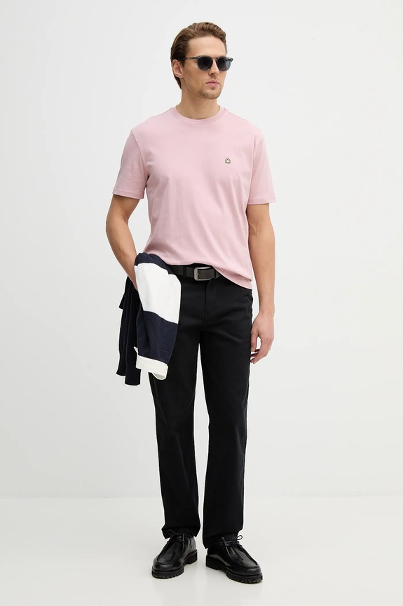 Bavlnené tričko United Colors of Benetton 3MI5J1AF7 ružová SS26