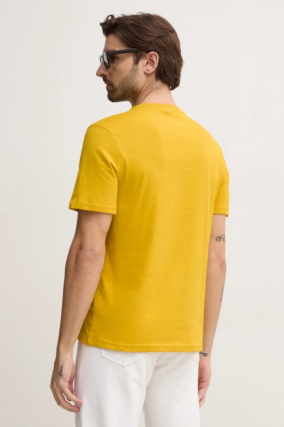Oblečenie Bavlnené tričko United Colors of Benetton 3MI5J1AF7 žltá