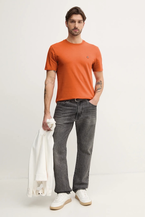 United Colors of Benetton tricou din bumbac 3MI5J1AF7 portocaliu SS26