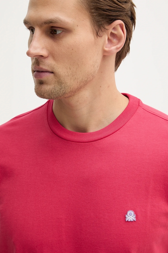 United Colors of Benetton tricou din bumbac rosu 3MI5J1AF7