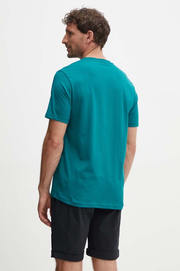 Oblečení Bavlněné tričko United Colors of Benetton 3MI5J1AF7 zelená