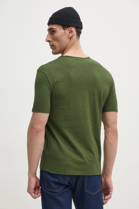 Дрехи Памучна тениска United Colors of Benetton 3JE1J4264 зелен