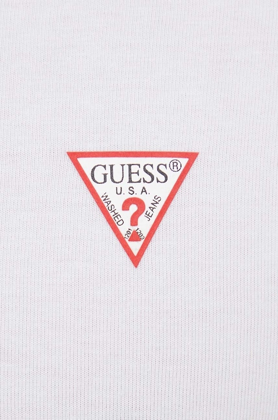 Pamučna majica Guess bijela M2YI37.I3Z14