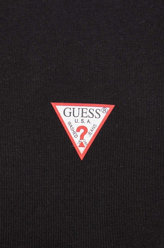 Guess pamut póló fekete M2YI37.I3Z14