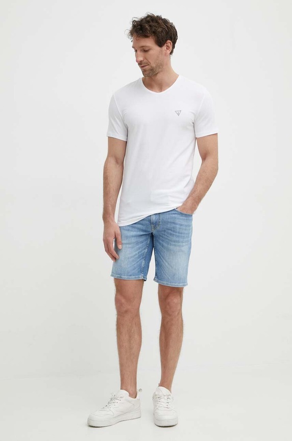 Tričko Guess 2-pak CALEB U97G03.KCD31 biela SS24