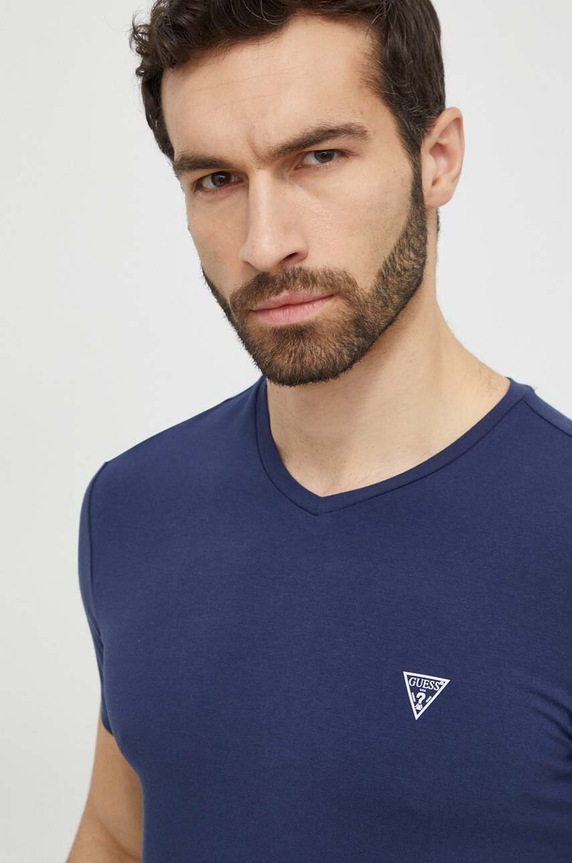 Guess tricou 2-pack print bleumarin U97G03.KCD31