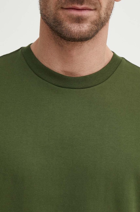 Bavlněné tričko United Colors of Benetton 3MI6U108T zelená