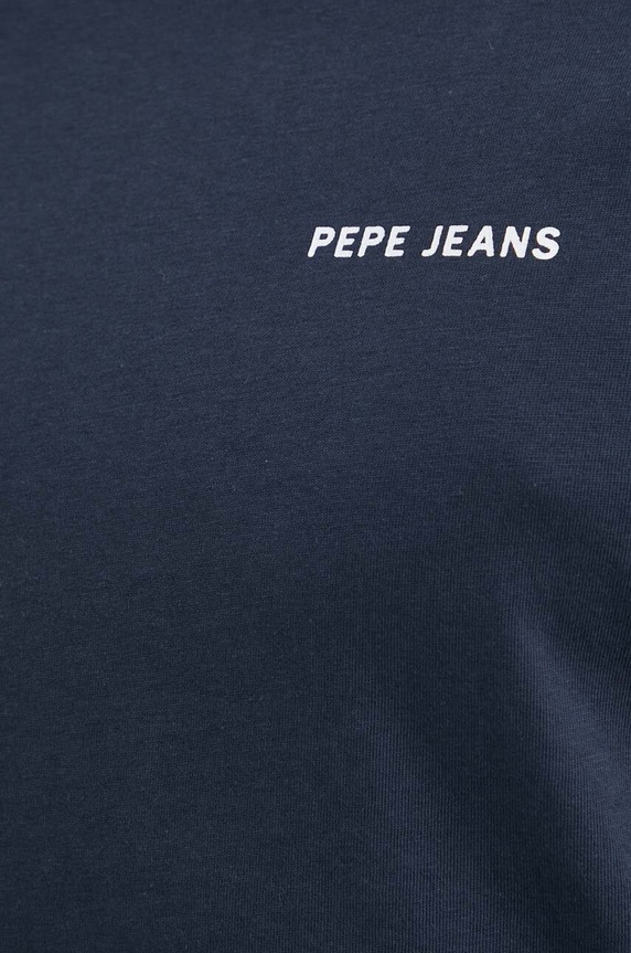 Pepe Jeans t-shirt bawełniany CALLUM PM509370 granatowy