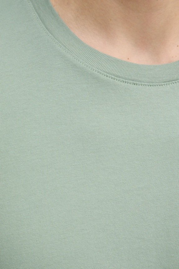 Sisley t-shirt bawełniany 3I1XS101J zielony