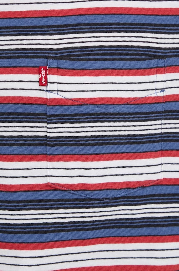 Levi's t-shirt męski bawełniany SS CLASSIC POCKET TEE 19342 niebieski