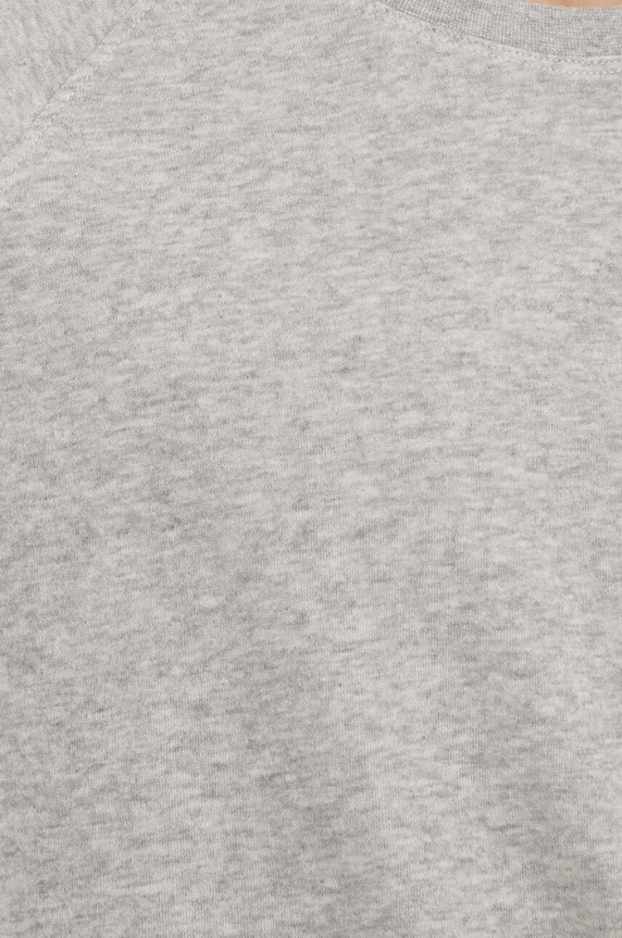 Bavlněné tričko American Vintage T-SHIRT ML COL ROND MRUZ02AE24 šedá