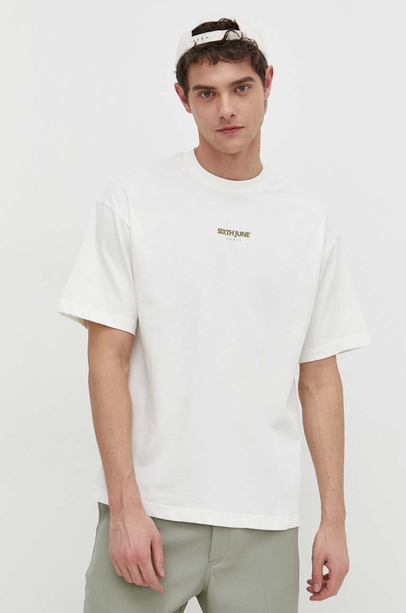 Odzież Sixth June t-shirt bawełniany 23981. biały