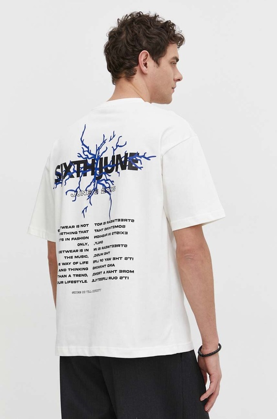 Îmbrăcăminte Sixth June tricou din bumbac 25145 alb