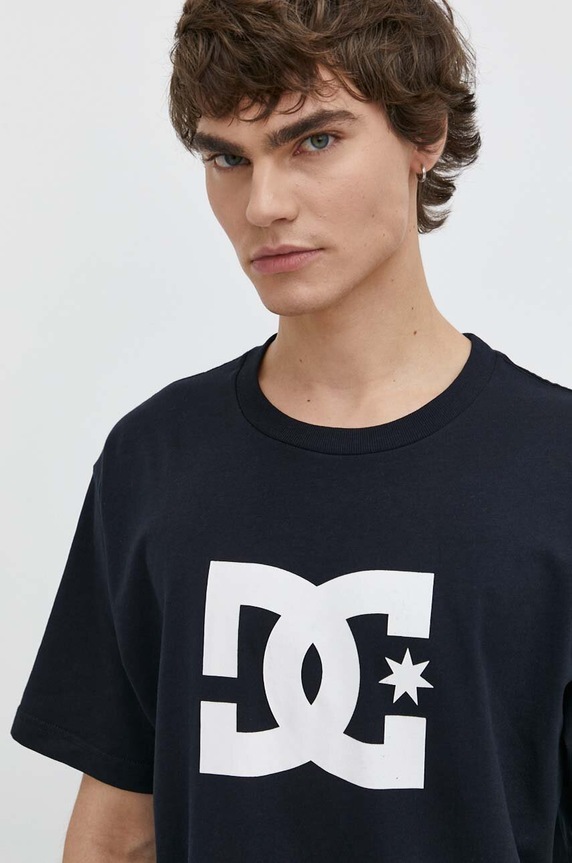 DC pamut póló Star sötétkék ADYZT05373
