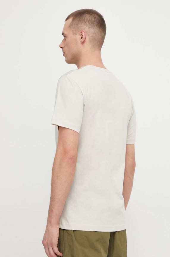 Odzież EA7 Emporio Armani t-shirt bawełniany PJTJZ.3DPT39.1946 beżowy