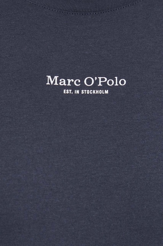 Βαμβακερό μπλουζάκι Marc O'Polo σκούρο μπλε 421201251034