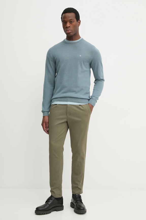 Calvin Klein tricou din bumbac K10K112229 albastru AA00