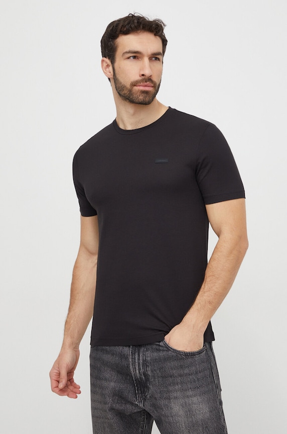 Odzież Calvin Klein t-shirt bawełniany K10K112229 czarny