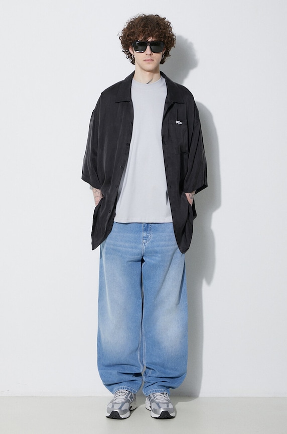 Хлопковая футболка Alpha Industries Logo BP 146507 серый AW24