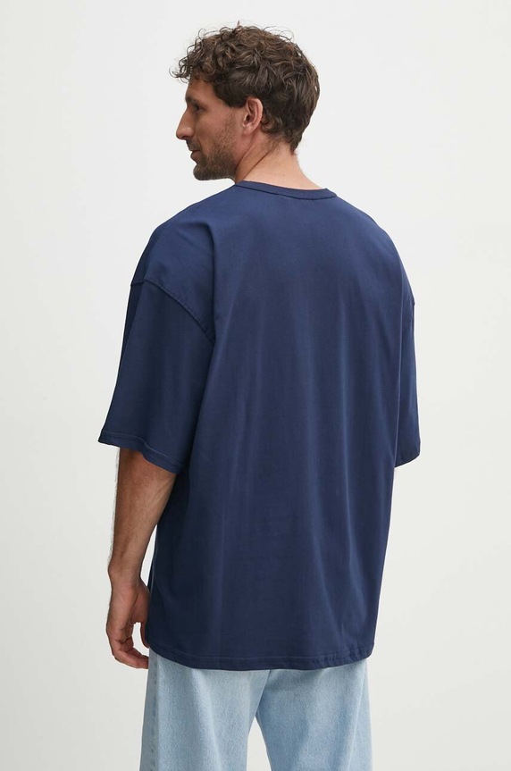 Odzież Alpha Industries t-shirt bawełniany Essentials RL 146504 granatowy