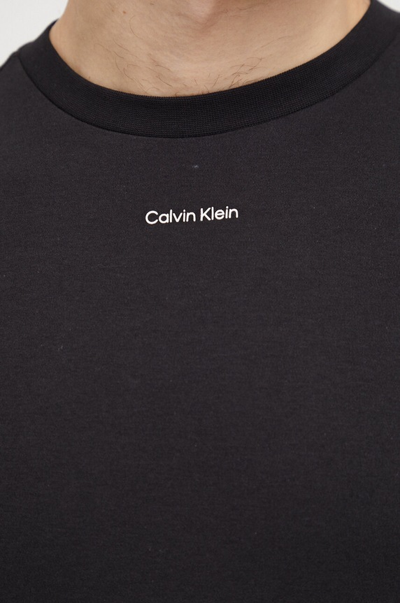 Calvin Klein t-shirt bawełniany czarny K10K112487