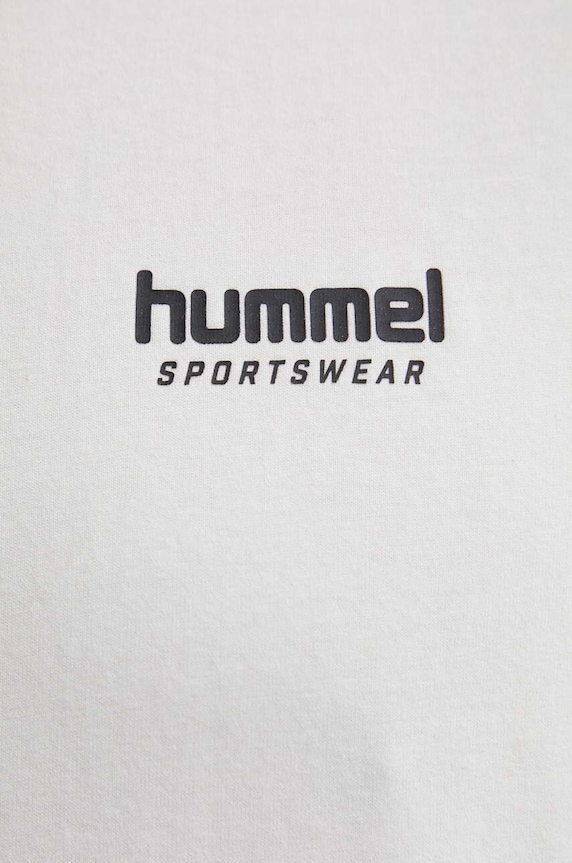 Hummel t-shirt bawełniany 224018 beżowy