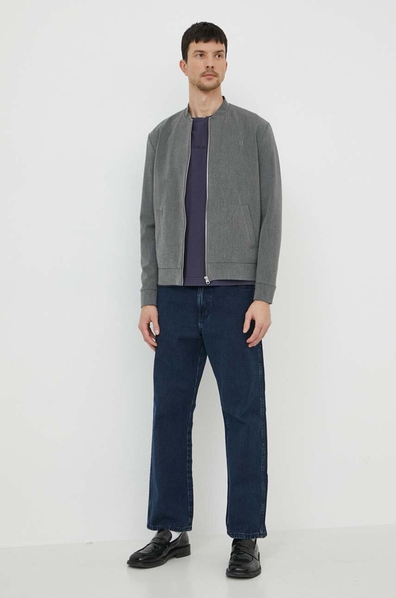 Bavlněné tričko Liu Jo M124P204WASHSHIRT námořnická modř SS24