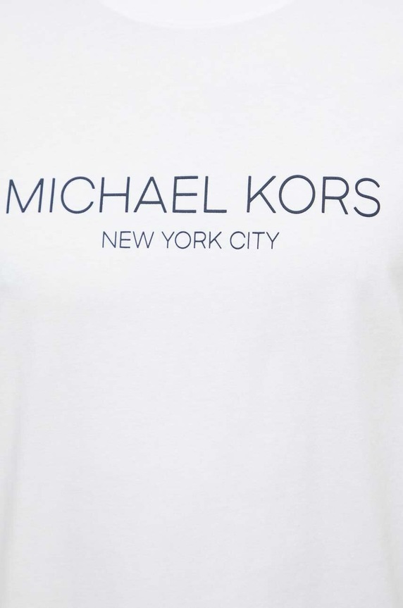 Michael Kors t-shirt bawełniany CS4521H1V2 biały
