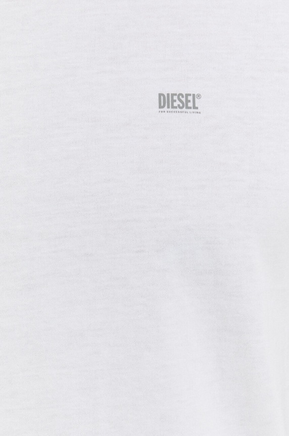 Diesel tricou din bumbac 3-pack 00SHGU.0LIAD alb
