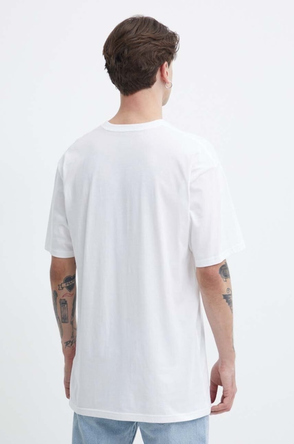 Βαμβακερό μπλουζάκι Vans 3-pack VN000KHDWHT1 λευκό SS24