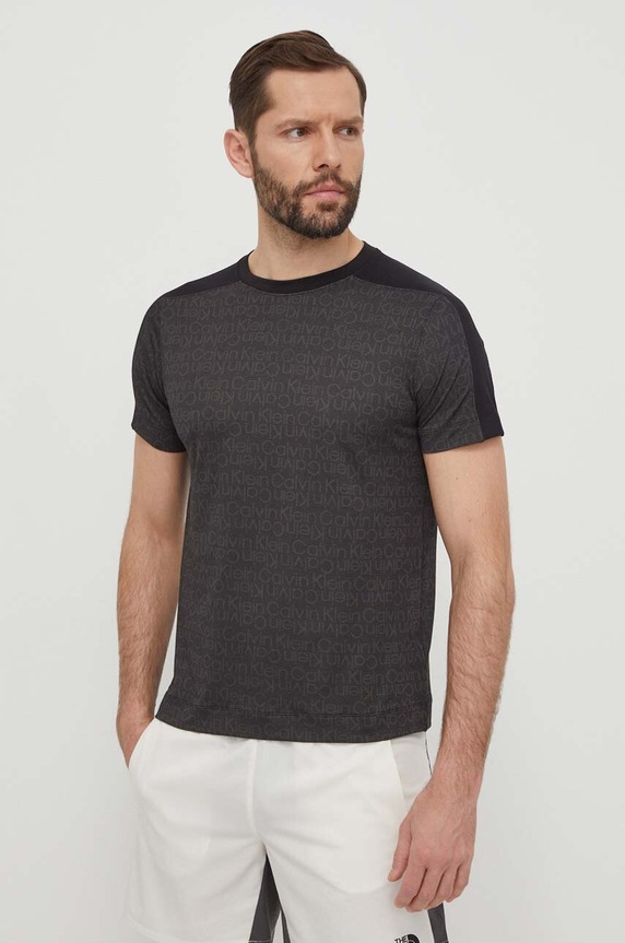 Calvin Klein Performance maglietta da allenamento nero 00GMS4K178