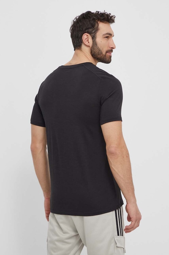 Îmbrăcăminte Fjallraven tricou de lana Abisko Wool F87193.550 negru