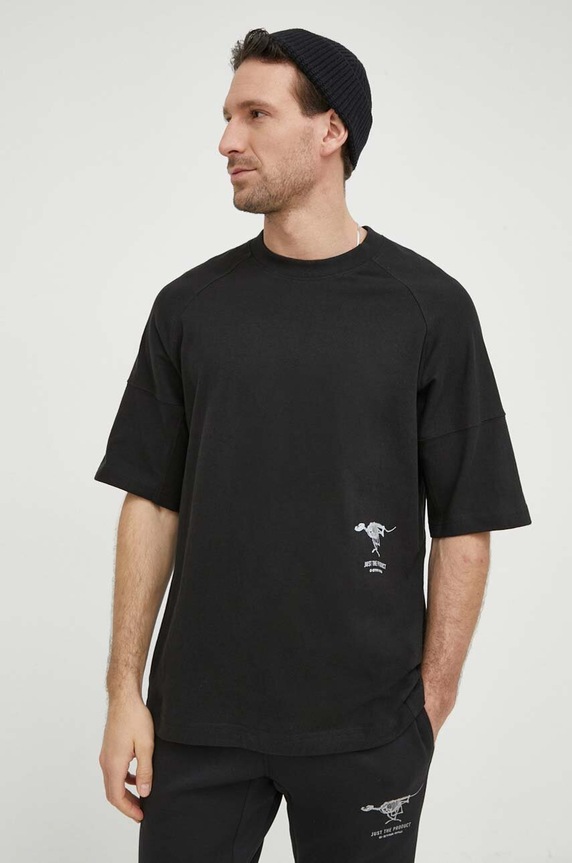G-Star t-shirt bawełniany nadruk czarny D24381.D593