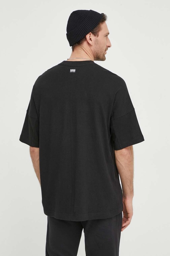 Odzież G-Star t-shirt bawełniany D24381.D593 czarny