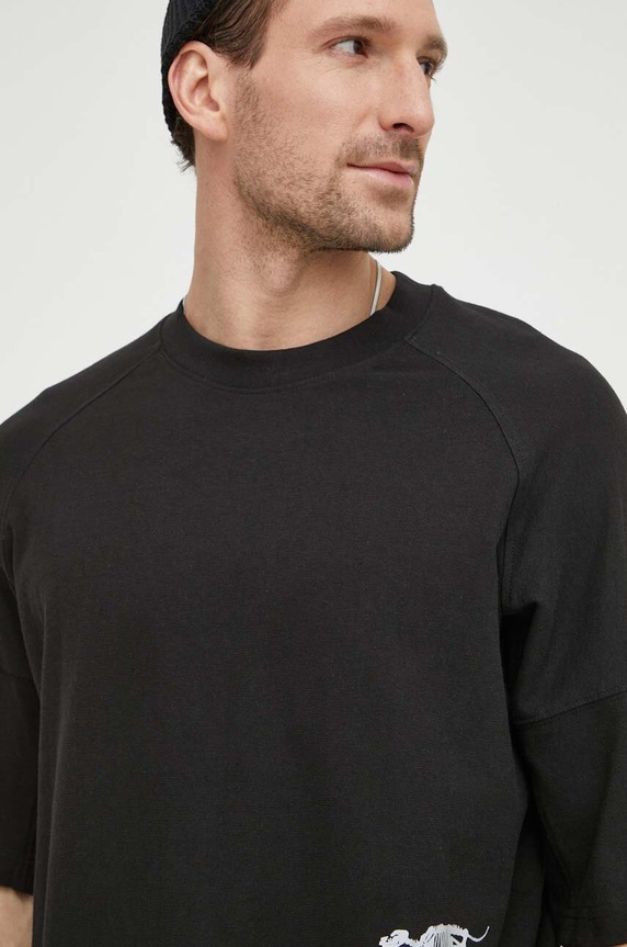 G-Star t-shirt bawełniany czarny D24381.D593