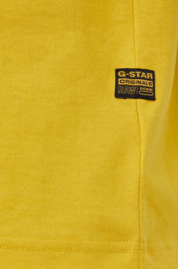 Bavlněné tričko G-Star D24780.C336 žlutá