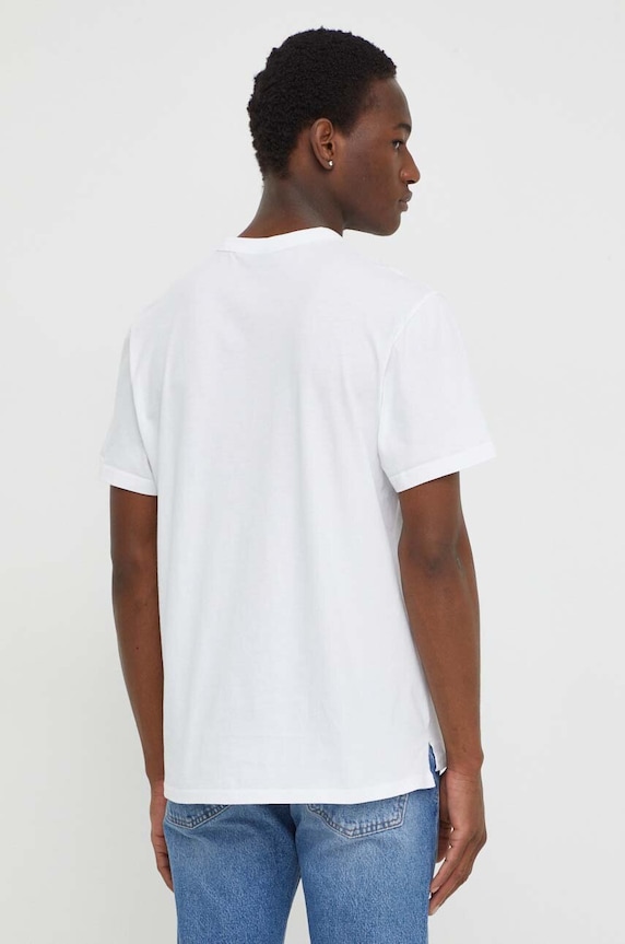 Îmbrăcăminte G-Star tricou din bumbac Nifous D24449.336 alb