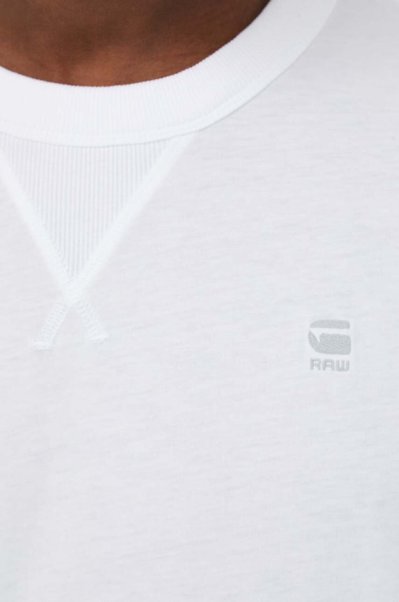 G-Star tricou din bumbac Nifous D24449.336 alb
