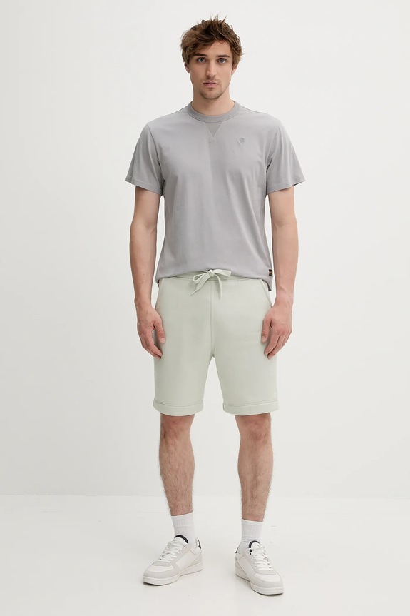G-Star tricou din bumbac Nifous D24449.336 gri AW25