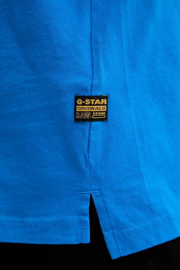 G-Star tricou din bumbac Nifous D24449.336 albastru