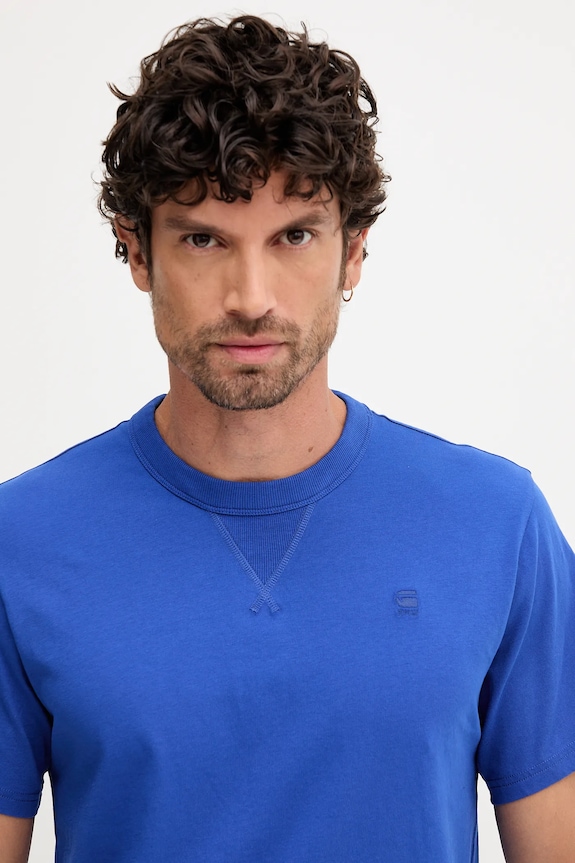 G-Star Raw tricou din bumbac Nifous albastru D24449.336