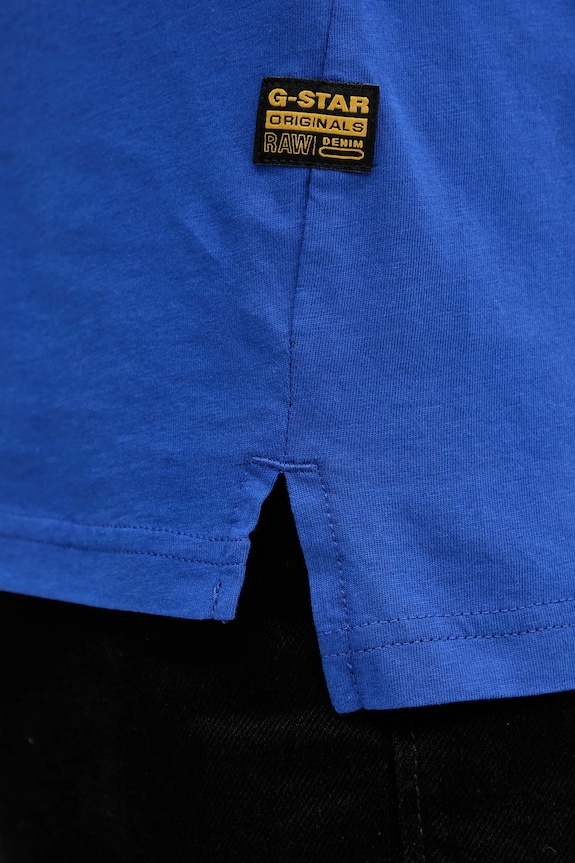 G-Star Raw tricou din bumbac Nifous D24449.336 albastru
