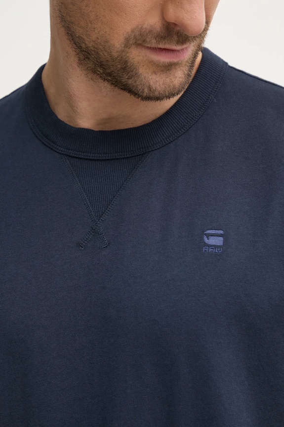 G-Star tricou din bumbac Nifous D24449.336 bleumarin