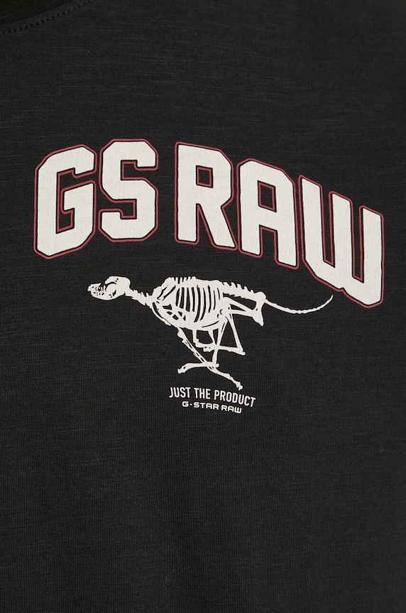 G-Star t-shirt bawełniany D24424.C372 czarny
