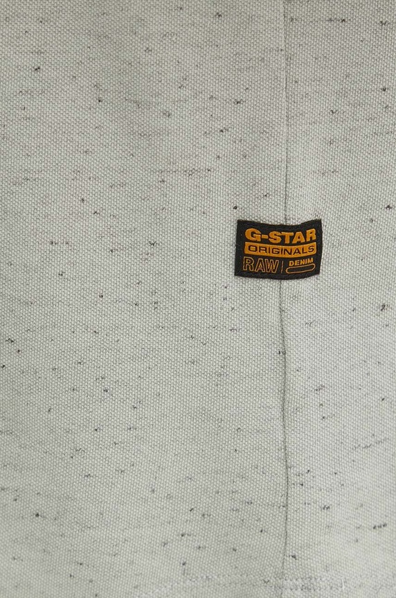 G-Star t-shirt bawełniany szary D16396.D565