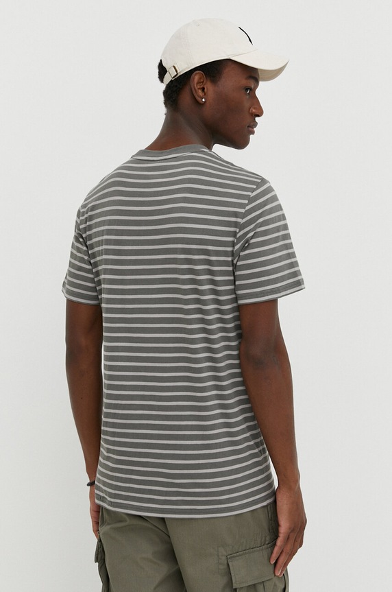 Ruházat G-Star pamut póló D24445.C339 szürke