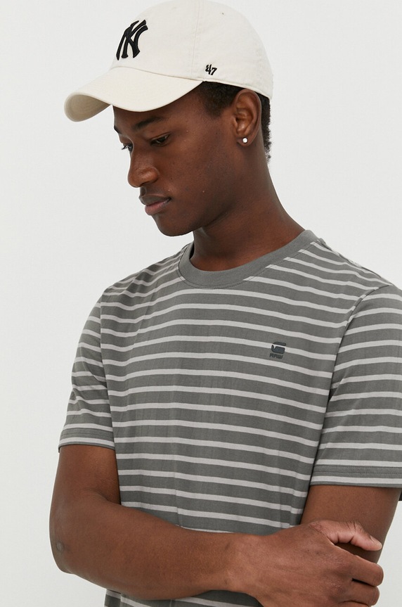 G-Star pamut póló D24445.C339 szürke